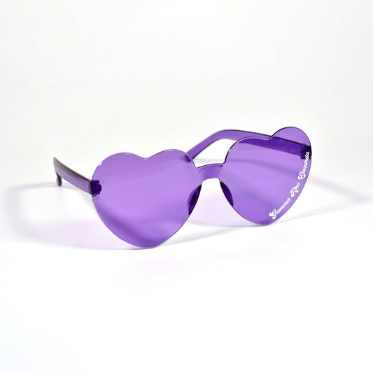 Gamma Rho Lambda Sunglasses - Heart Shaped