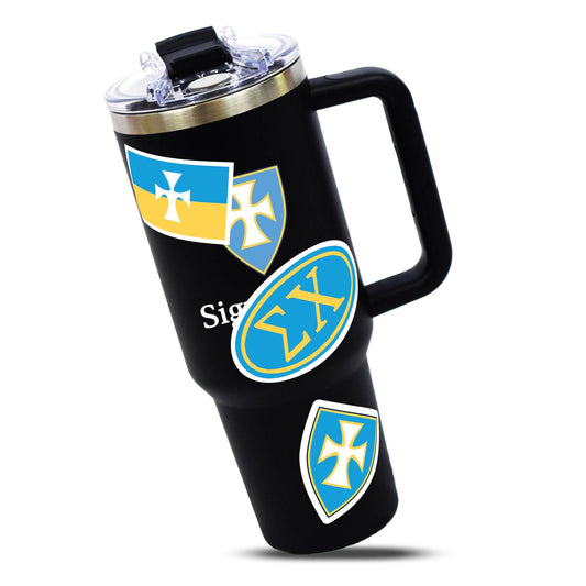 Sigma Chi Fraternity Brand Focus Sticker Sheet