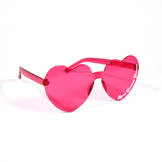 Sigma Lambda Gamma Sunglasses - Heart Shaped