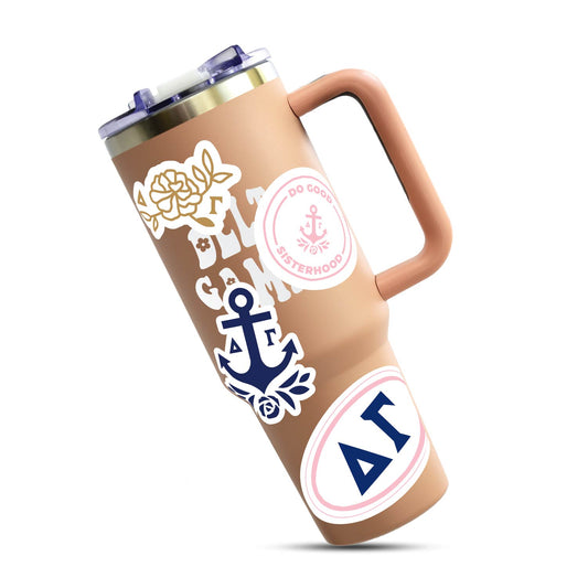 Delta Gamma Sorority Brand Focus Sticker Sheet