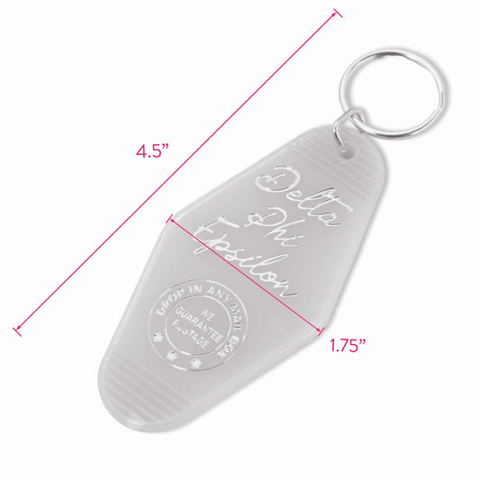 Tri Sigma Motel Keychain