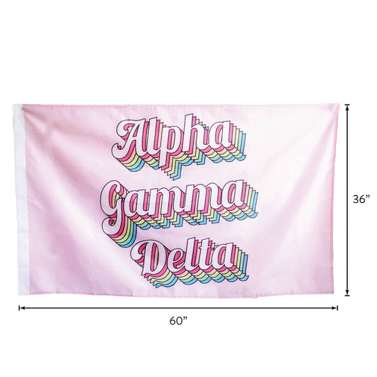 Sigma Kappa Retro Flag