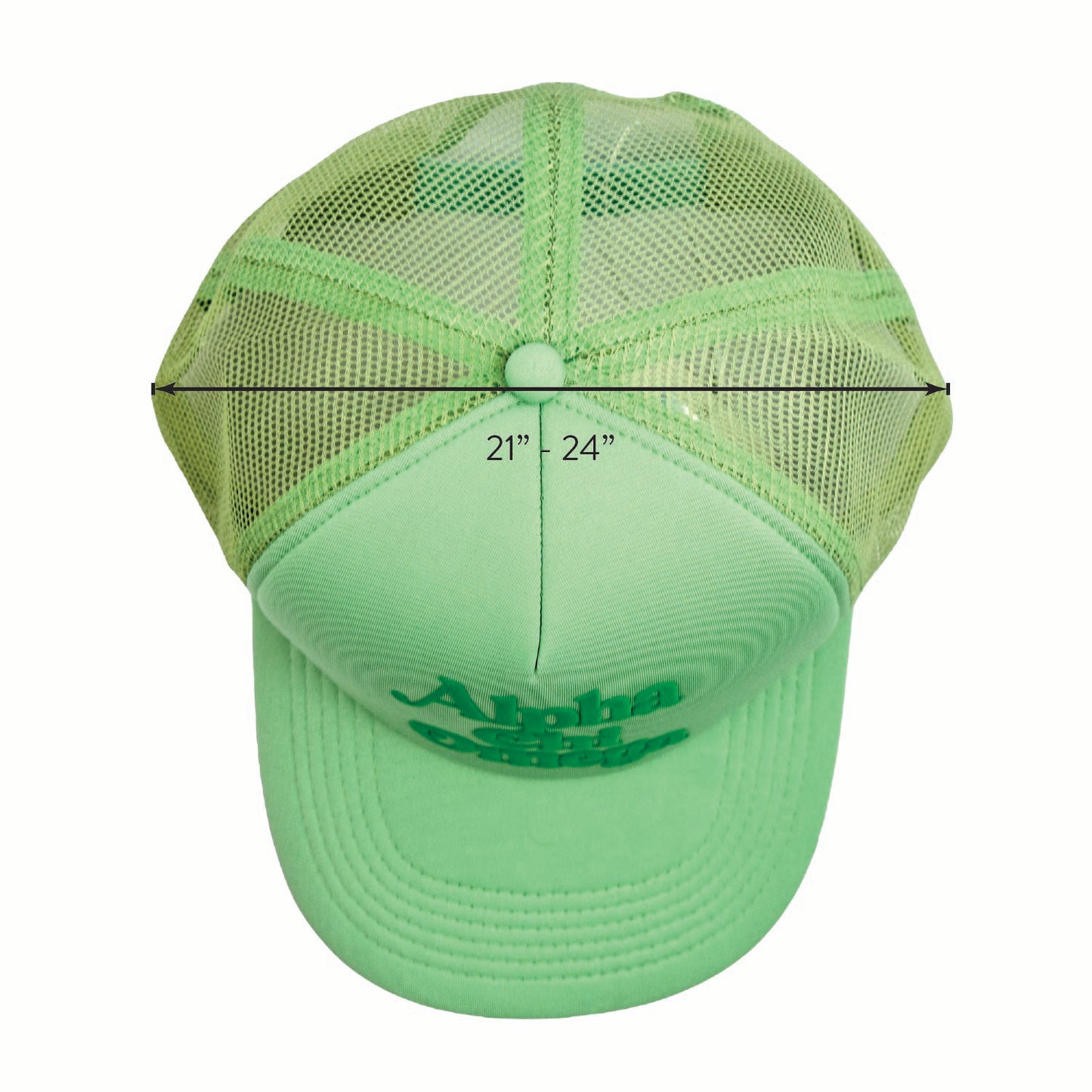 Alpha Gamma Delta Baseball Cap, Mesh Trucker-Style Hat