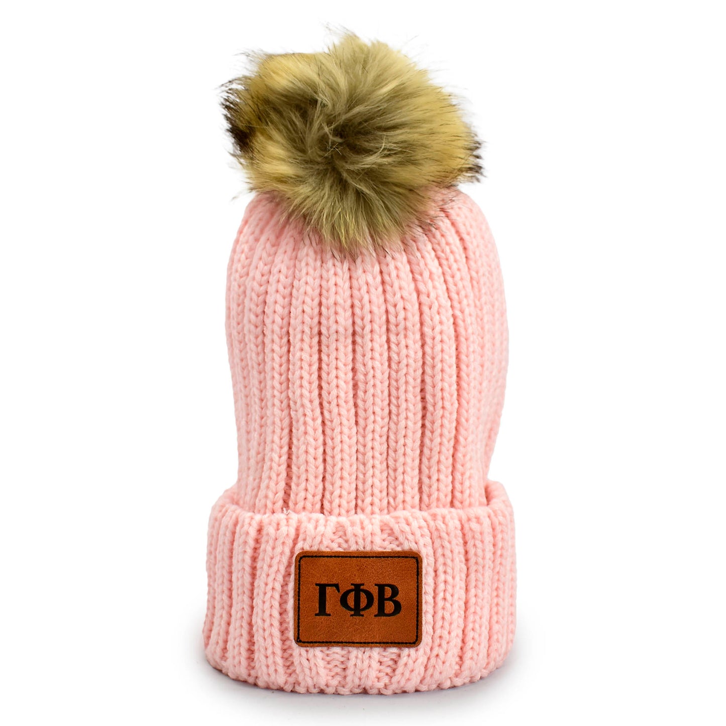 Gamma Phi Beta Pom Pom Beanie Hat