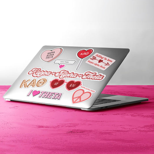 Kappa Alpha Theta- Sticker Sheet- Love Theme