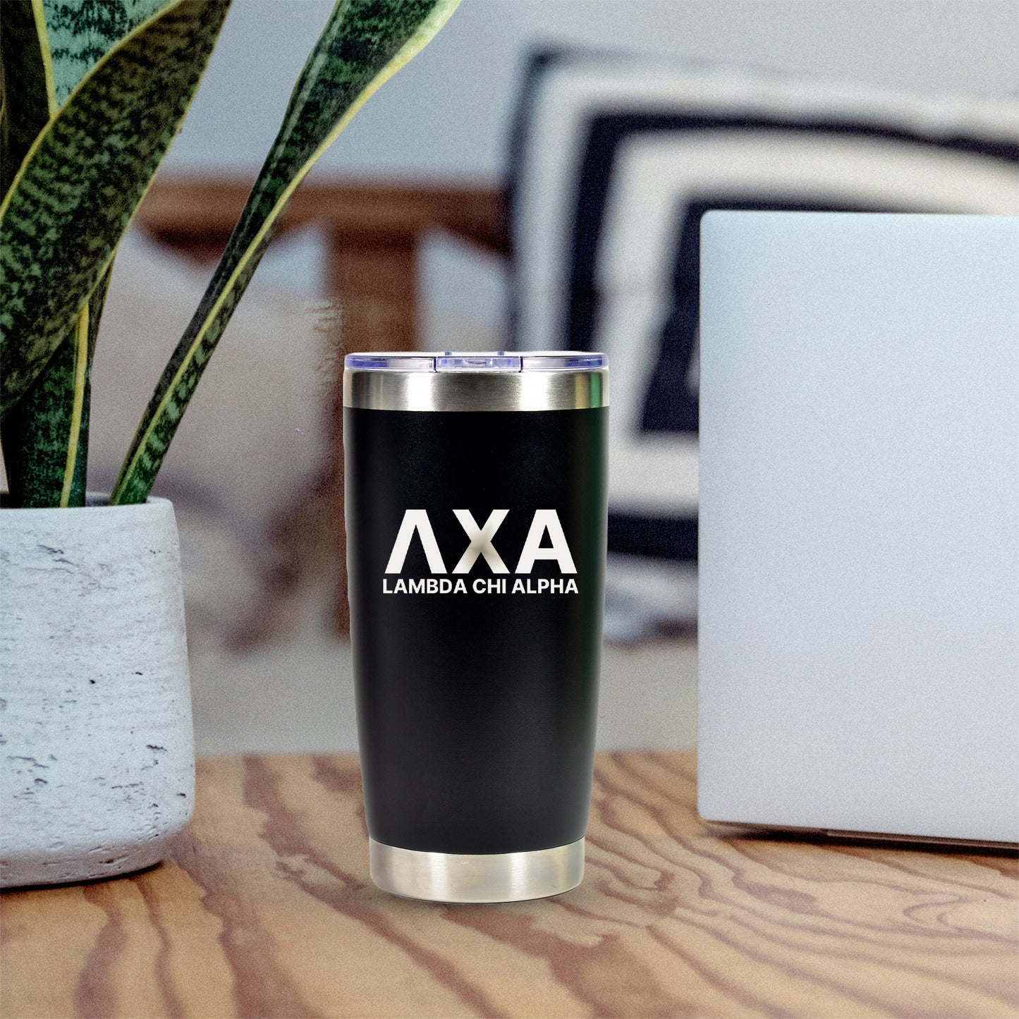 Lambda Chi Alpha 20 oz. Insulated Tumbler with Greek Letters