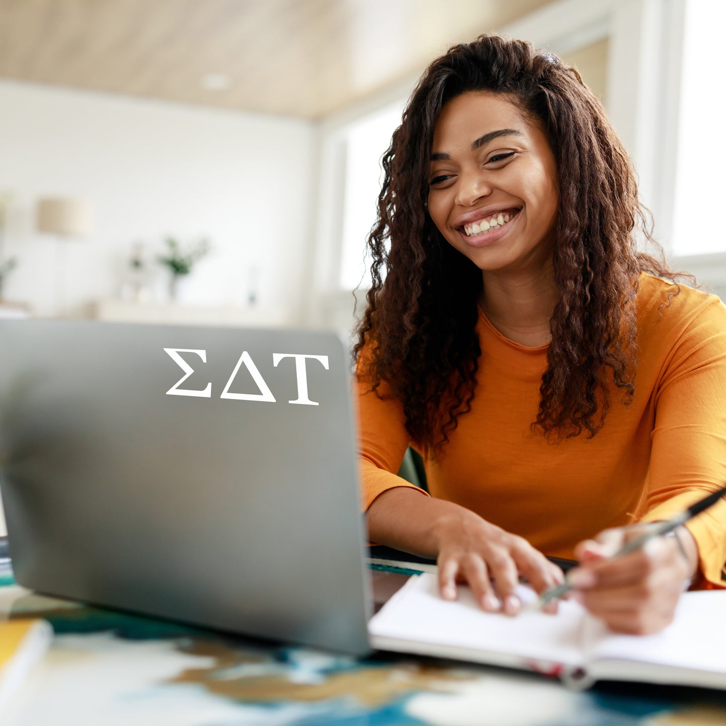 Zeta Phi Beta Car Decal Sticker- Greek Letters Design