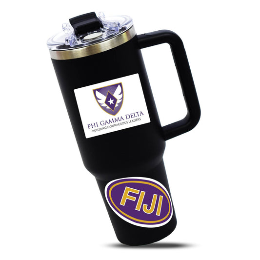 Phi Gamma Delta Fraternity Brand Focus Sticker Sheet