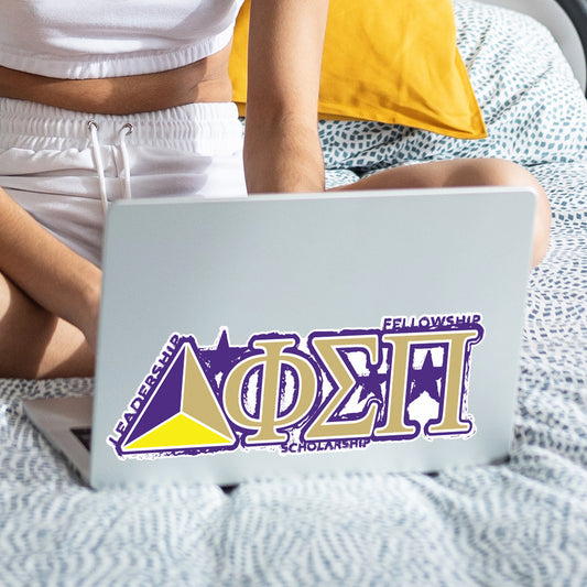 Phi Sigma Pi Laptop Jumbo Sticker/Decal