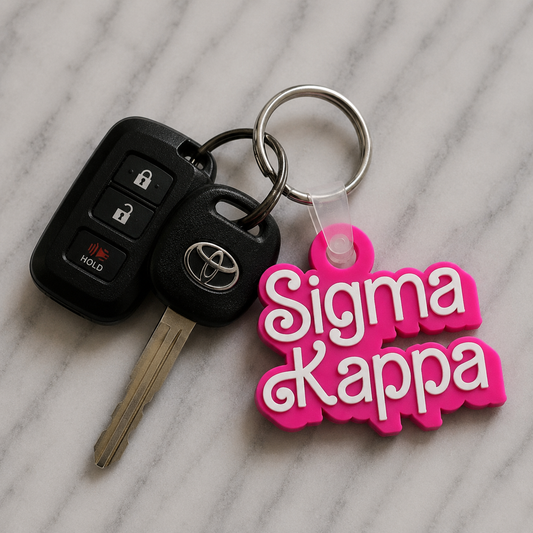 Sigma Kappa Retro Dolly Keychain
