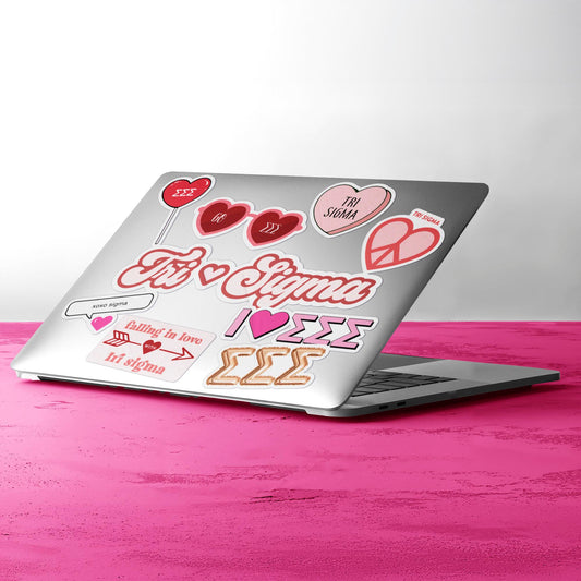 Sigma Sigma Sigma- Sticker Sheet- Love Theme