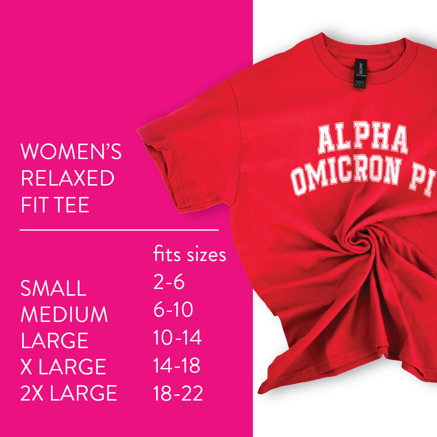 Alpha Gamma Delta Sorority T-Shirt- Varsity Design