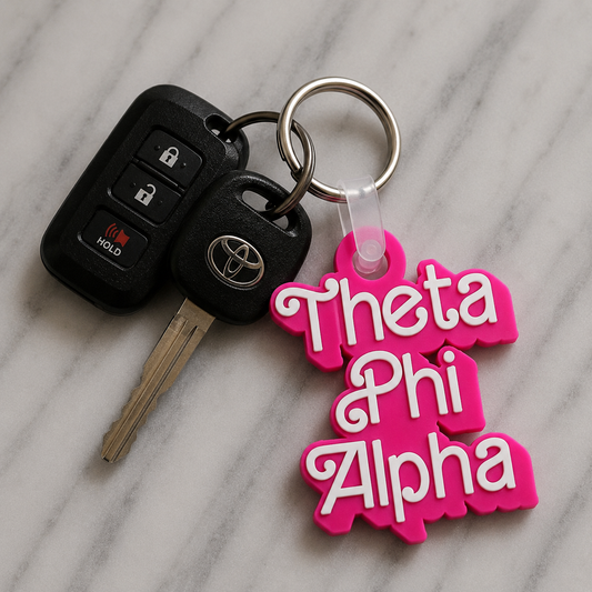 Theta Phi Alpha Retro Dolly Keychain