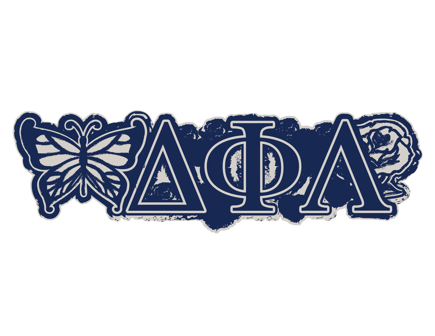 Delta Phi Lambda <br>11.75 x 3.5 Laptop Skin/Wall Decal
