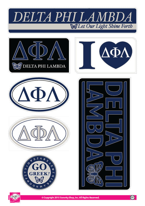 Delta Phi Lambda <br> Lifestyle Stickers