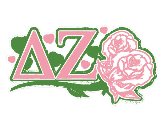 Delta Zeta <br>11.75 x 6 Laptop Skin/Wall Decal