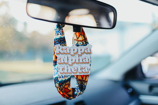 Kappa Alpha Theta - Retro Air Freshener - Bubblegum Scented