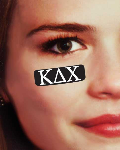 Kappa Delta Chi Eye Black Decals
