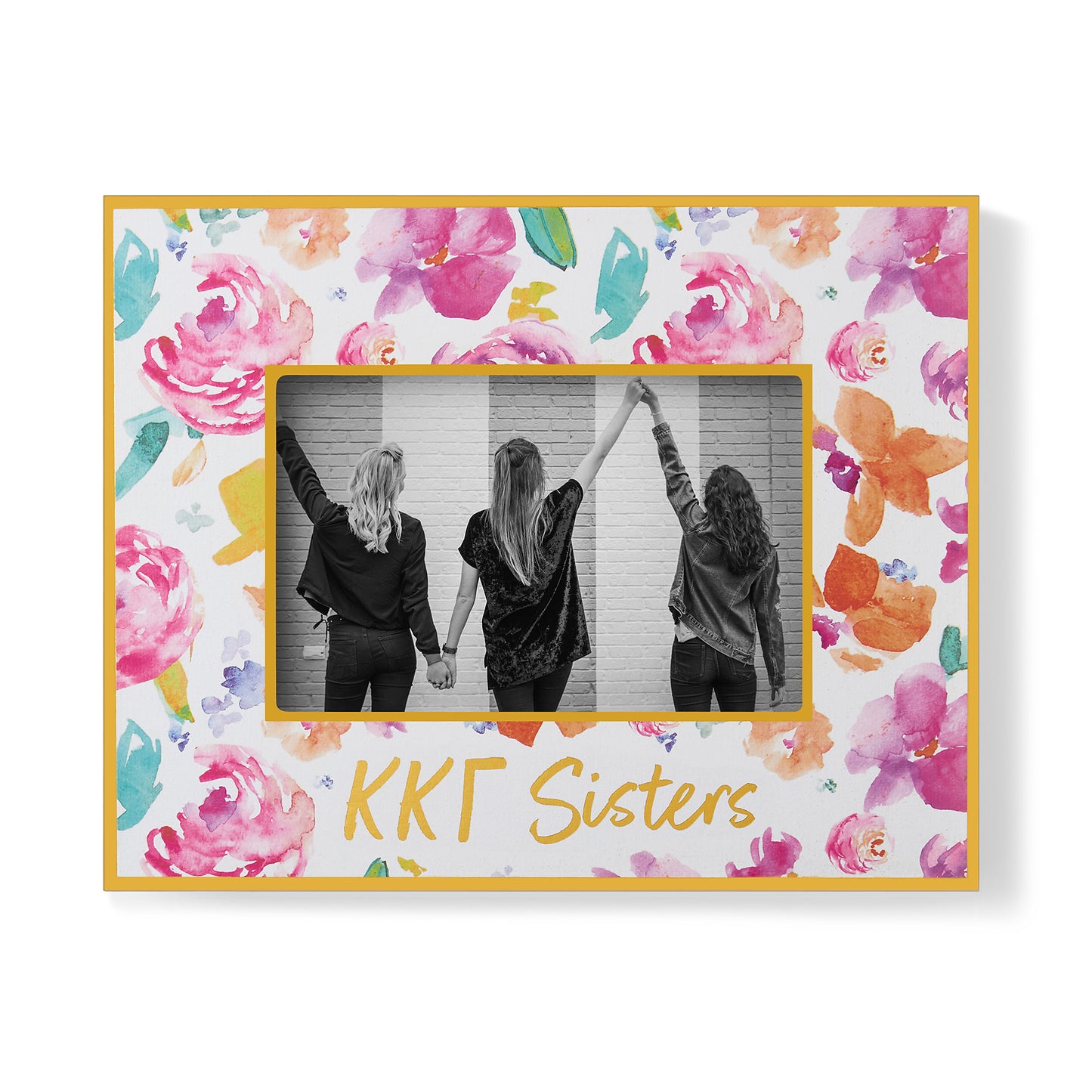 Kappa Kappa Gamma Picture Frame – Wooden Picture Frame for 4" X 6" Pictures