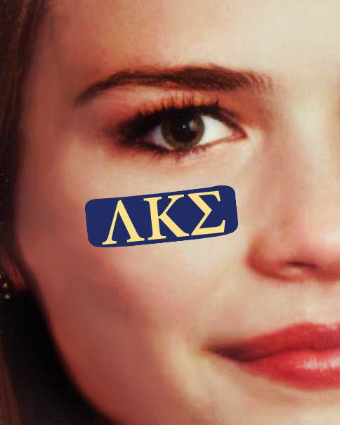 Lambda Kappa Sigma Eye Black Decals