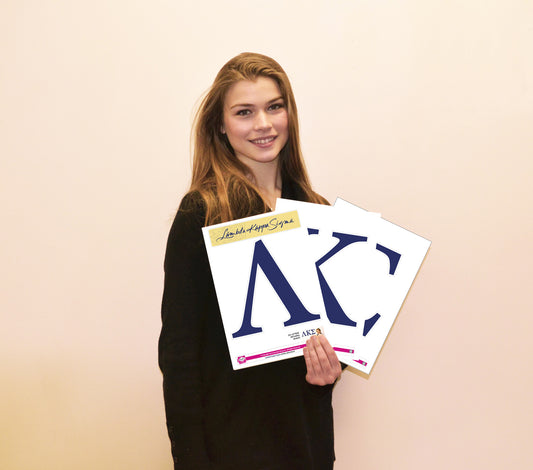 Lambda Kappa Sigma <br> Jumbo Letter Decals