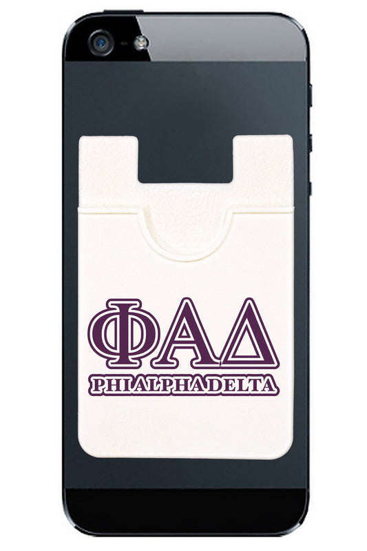 Phi Alpha Delta Koala Pouch - Greek Letters Design - Phone Wallet