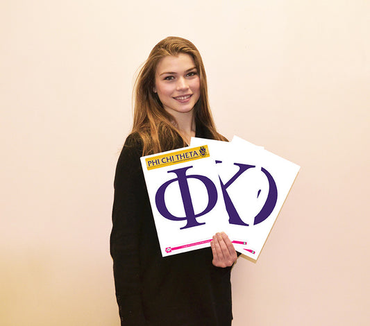 Phi Chi Theta <br> Jumbo Letter Decals