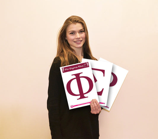 Phi Sigma Rho <br> Jumbo Letter Decals