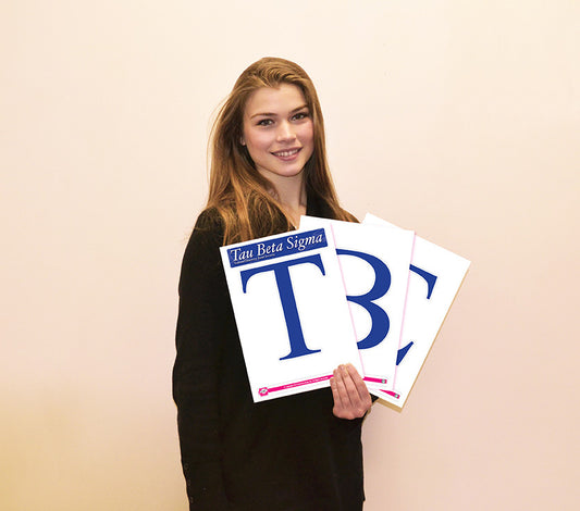 Tau Beta Sigma <br> Jumbo Letter Decals