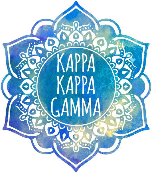 Kappa Kappa Gamma Mandala Air Freshener