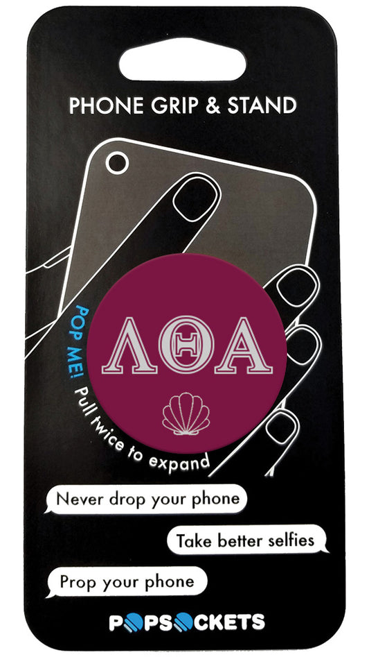 Lambda Theta Alpha PopSocket with Shell