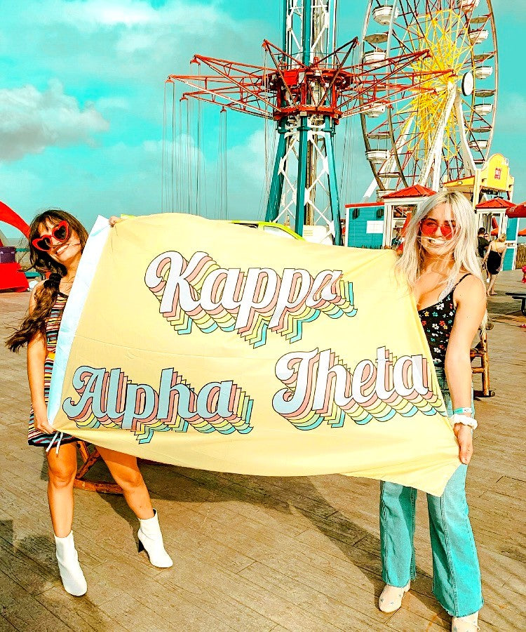 Alpha Epsilon Phi Retro Flag
