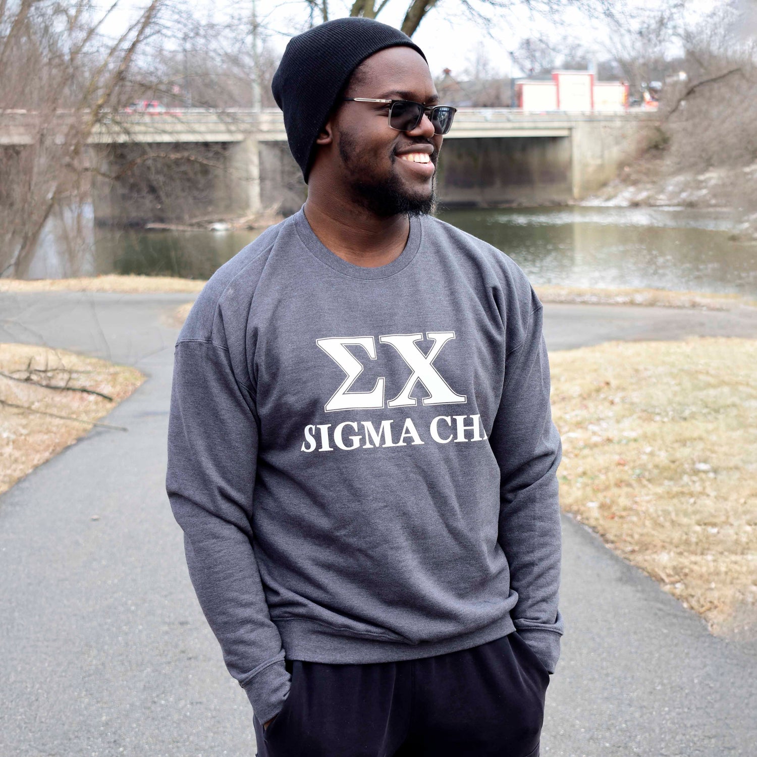Fraternity Sweatshirts- Crewneck Varsity Letters Design