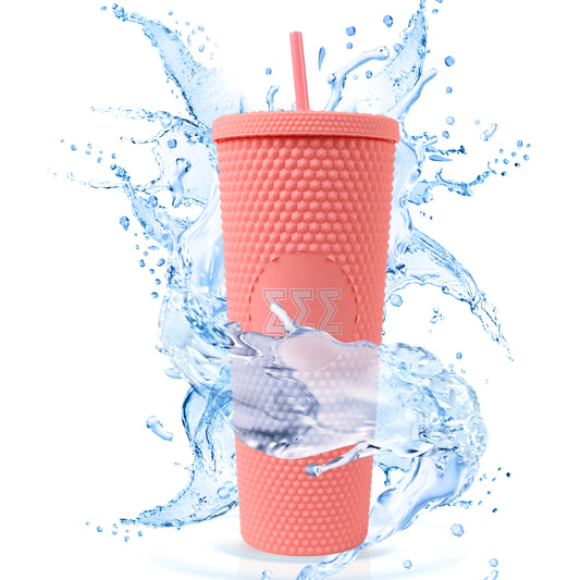 Tri Delta Studded Tumbler