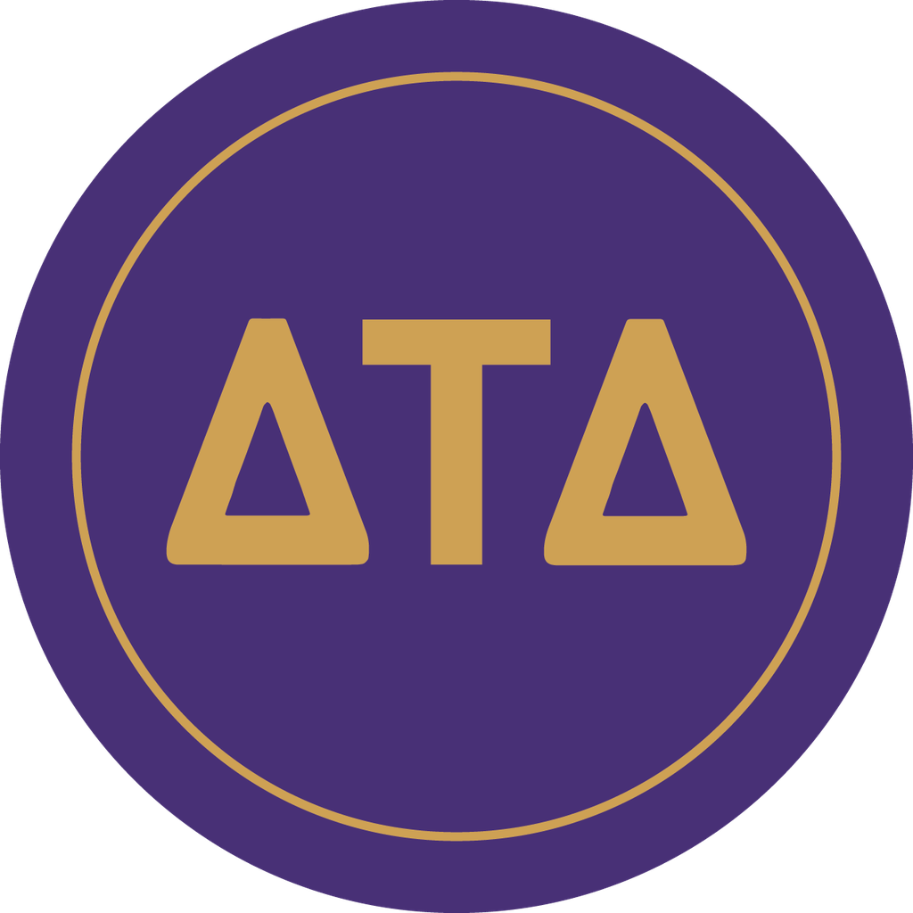 Delta Tau Delta Fraternity Car Decal Sticker- Full Color Circle Logo