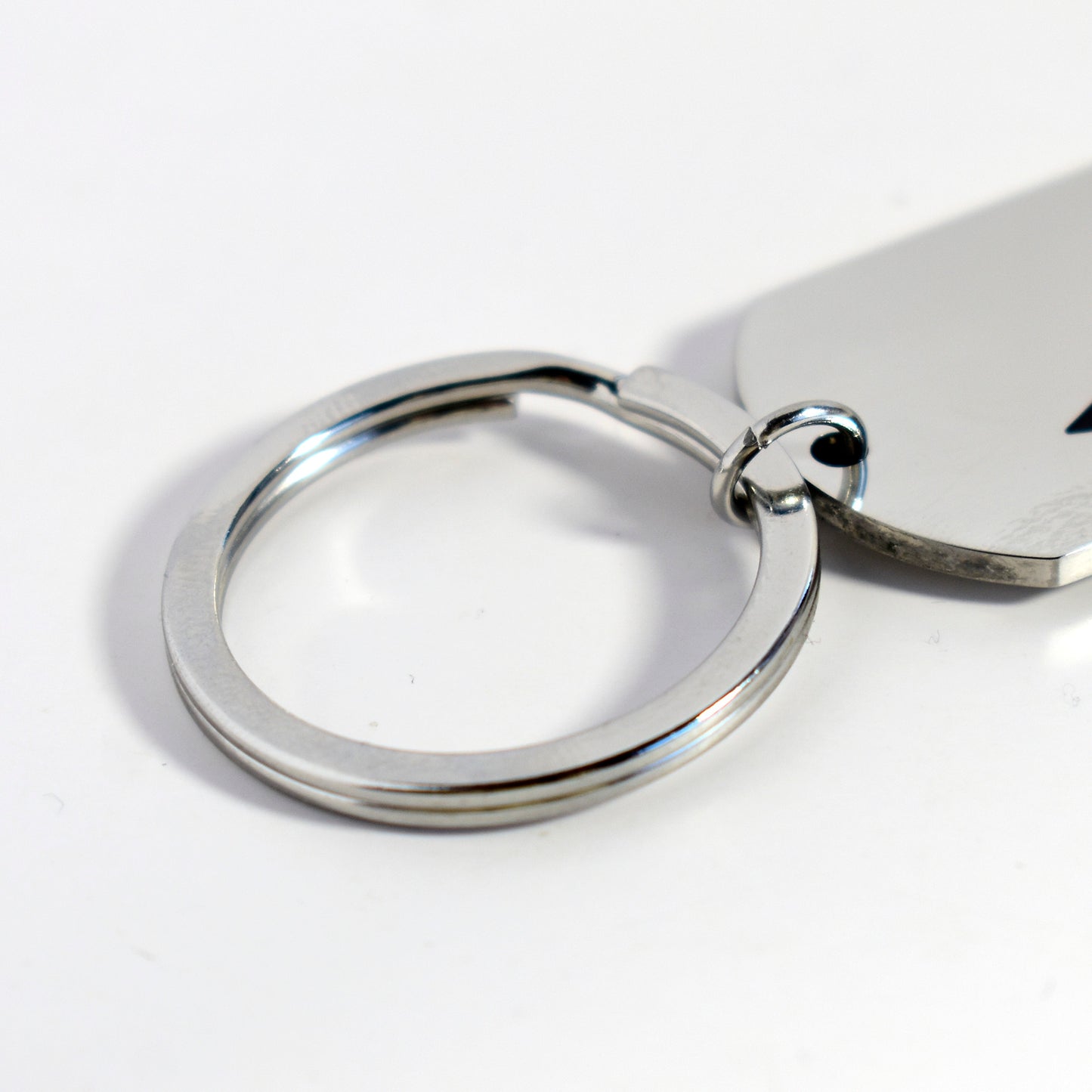 Delta Upsilon Fraternity Keychain- Stainless Steel Dog Tag Design