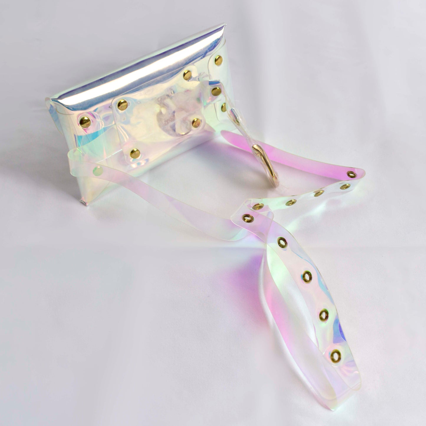 Phi Mu Holographic Belted Fanny Pack