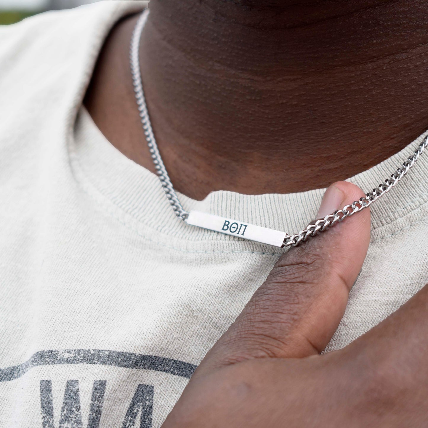 Alpha Epsilon Pi Fraternity Necklace- Greek Letters Pendant
