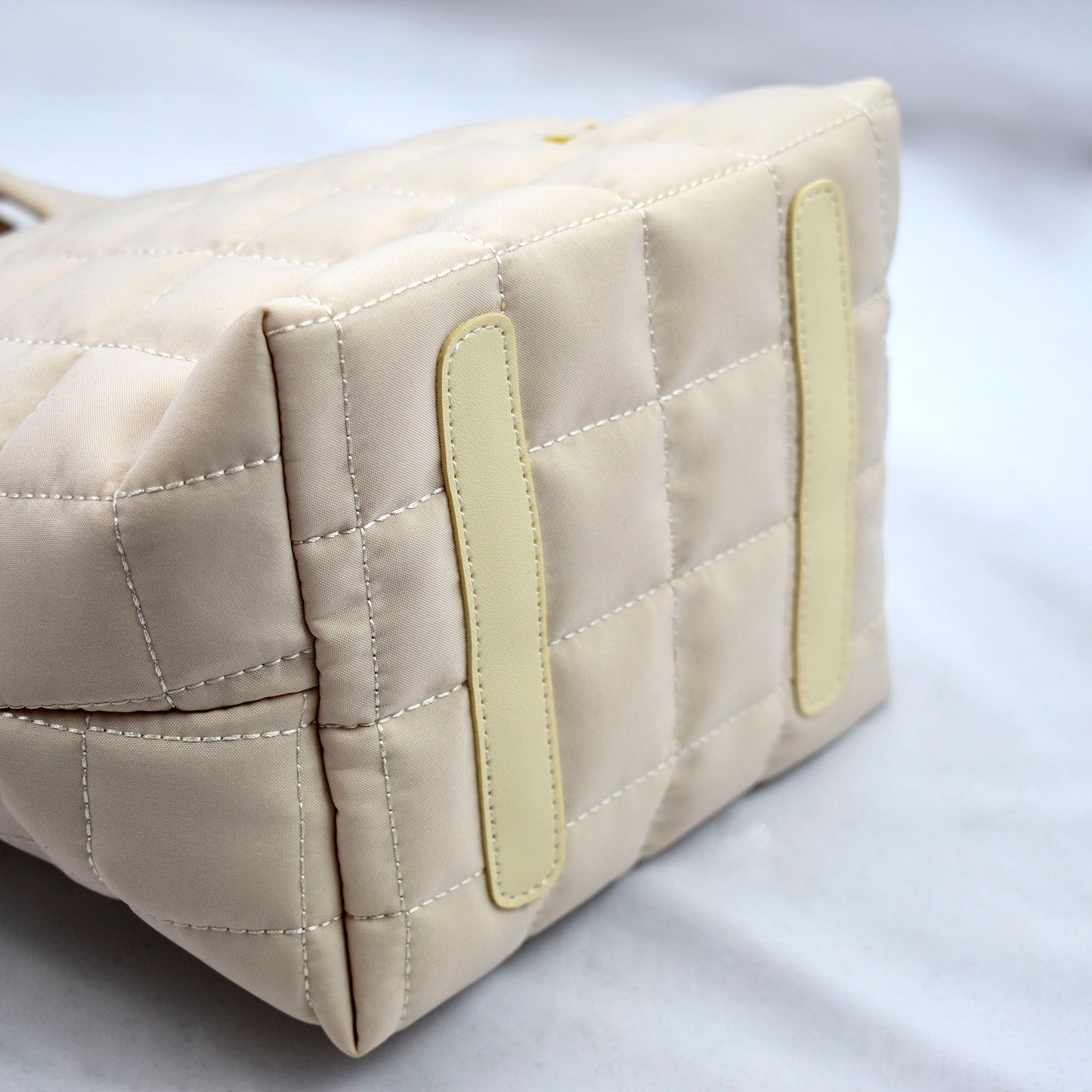 Gamma Phi Beta Small Crossbody Quilted Tote Bag with Greek Letters