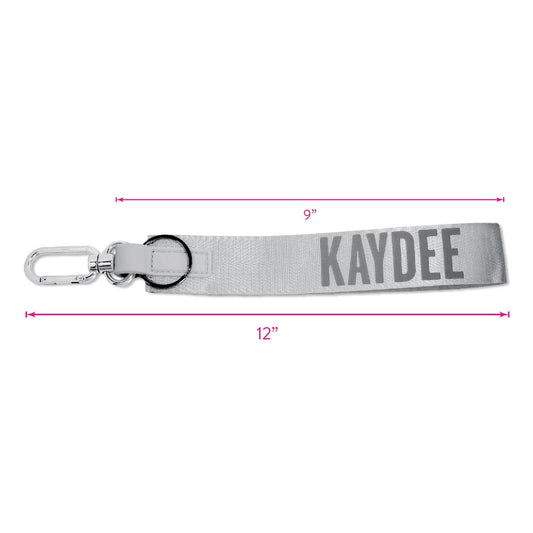 Alpha Chi Omega Keychain- Hands-Free Wristlet Lanyard Style