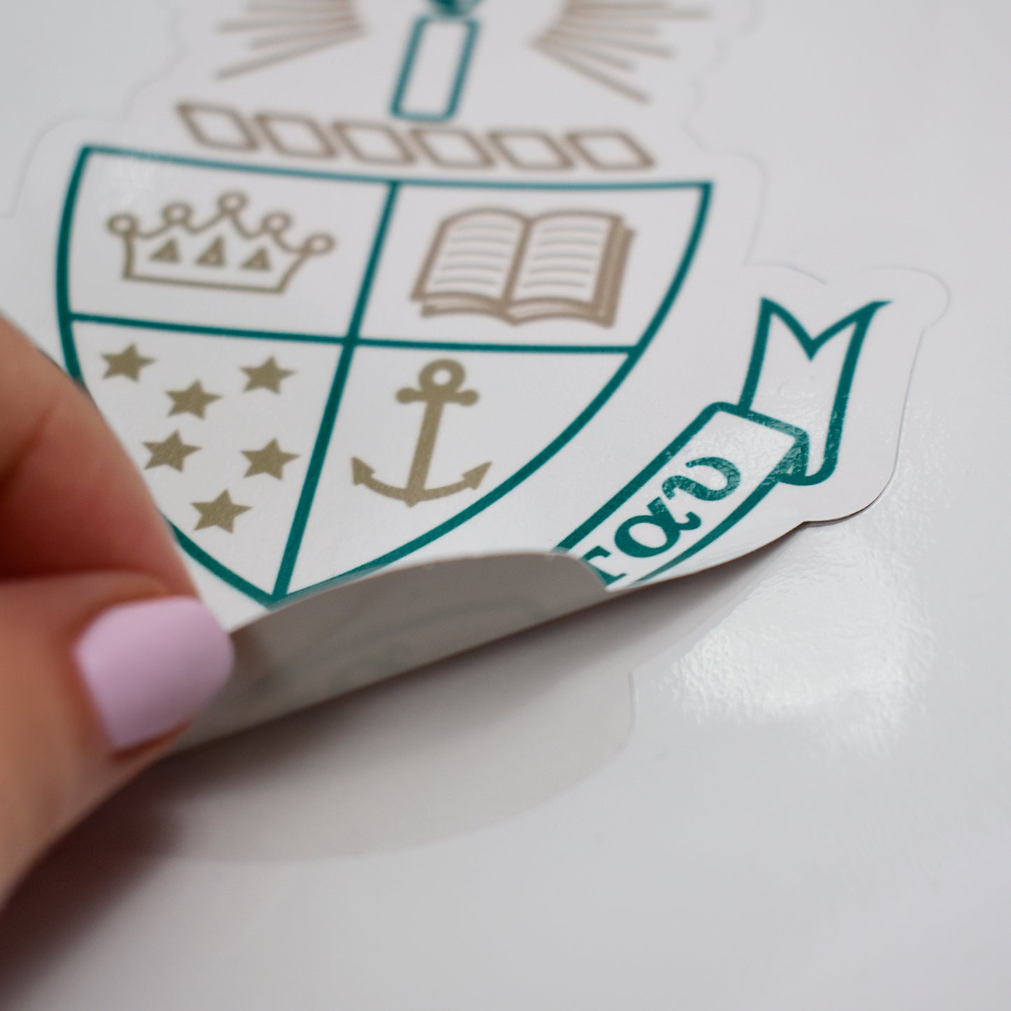 Chi Upsilon Sigma Sorority Sticker Sheet- Brand Focus