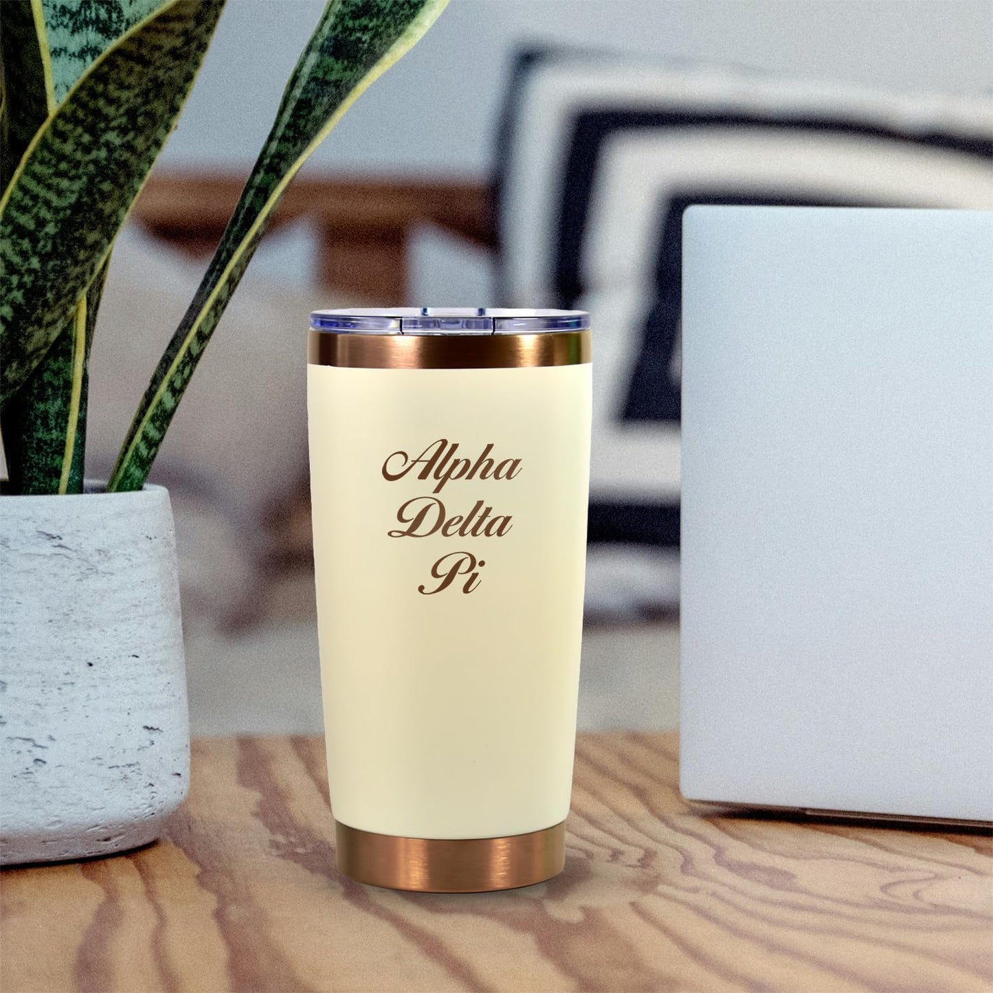 Alpha Delta Pi 20 oz. Insulated Tumbler with Sorority Name