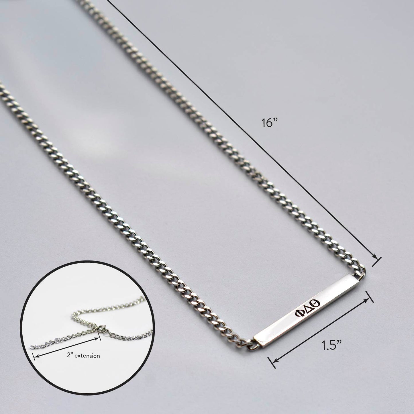Alpha Epsilon Pi Fraternity Necklace- Greek Letters Pendant