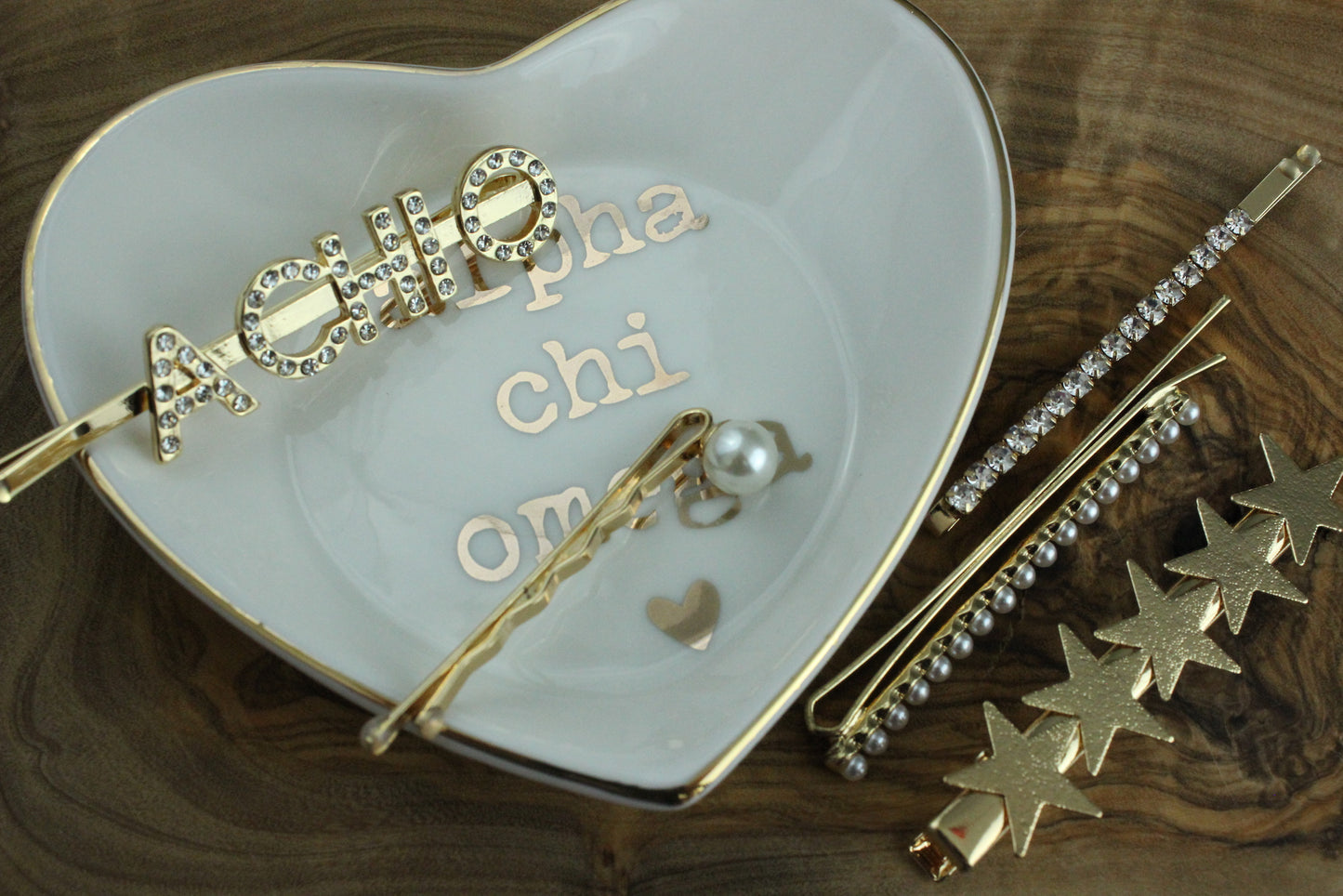 Alpha Chi Omega Ceramic Ring Dish
