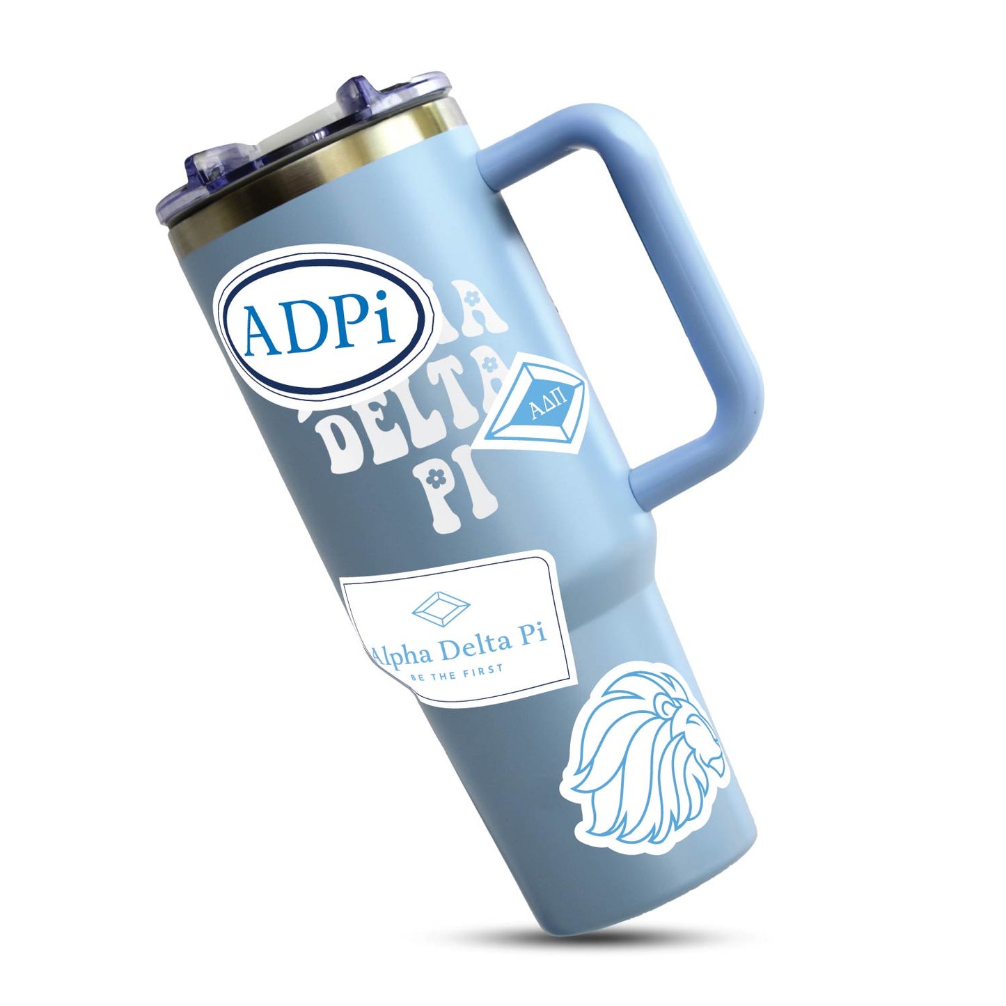 Alpha Delta Pi Sorority Sticker Sheet- Brand Focus