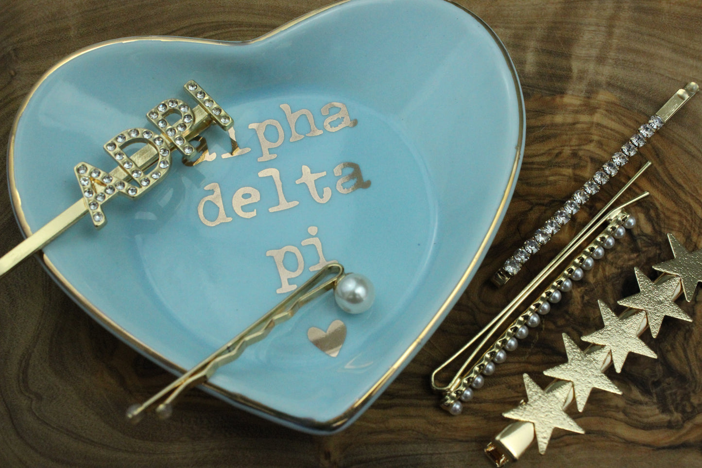 Alpha Delta Pi Ceramic Ring Dish