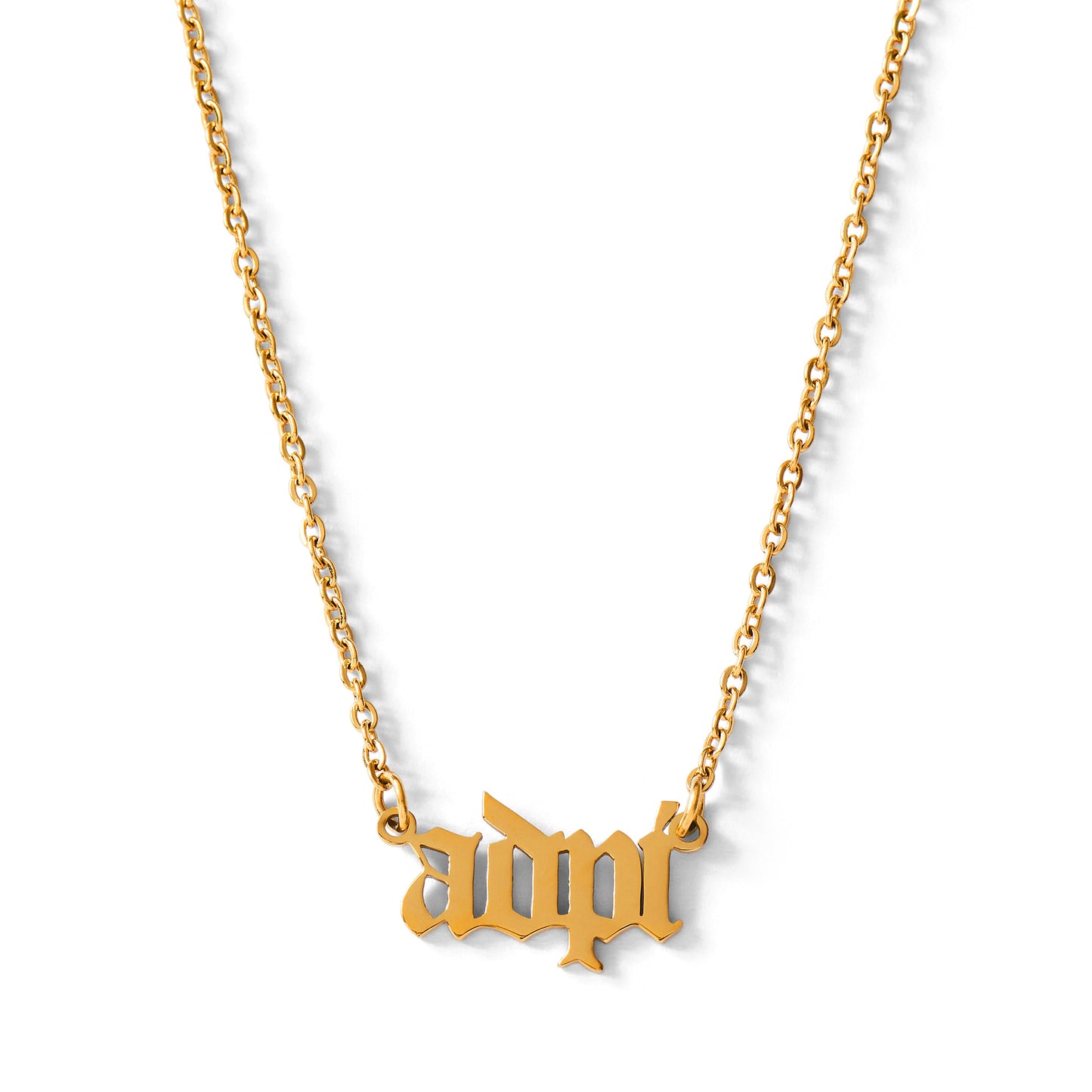 Alpha Delta Pi Old English Style Sorority Necklace