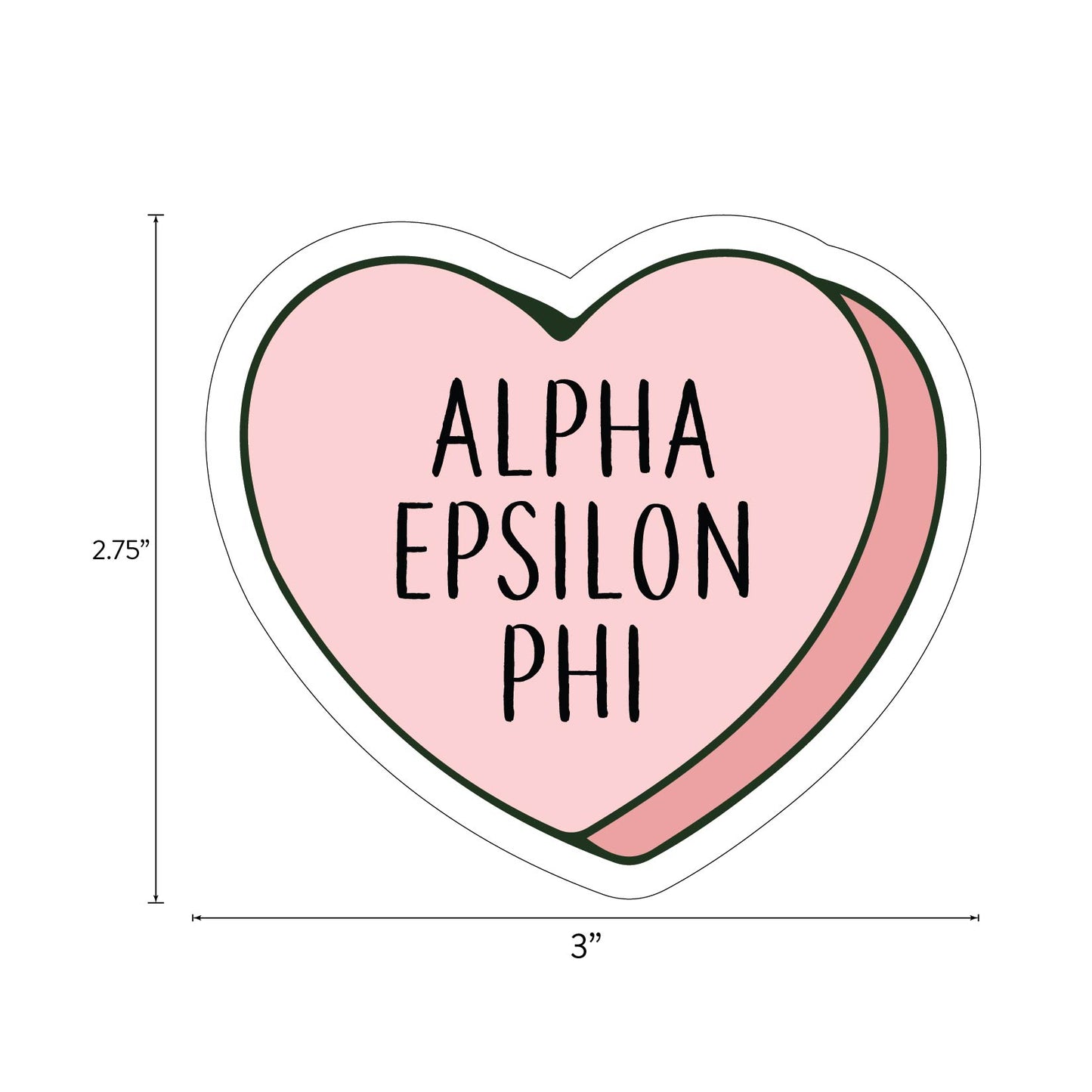 Alpha Epsilon Phi- Sticker Sheet- Love Theme