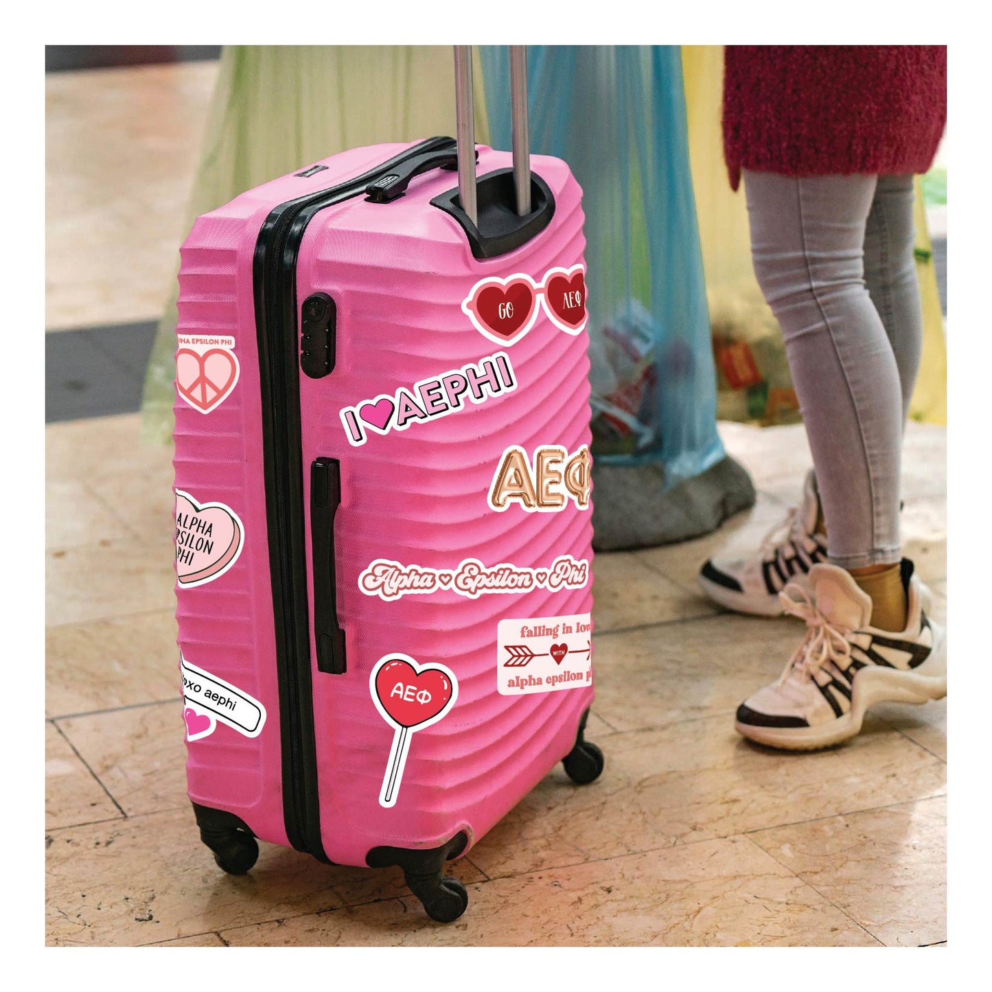 Alpha Epsilon Phi- Sticker Sheet- Love Theme