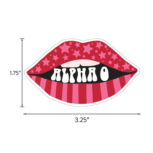 Alpha Omicron Pi Girl Power Sticker Sheet
